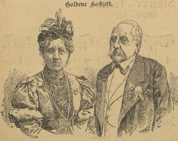 1900 Goldene Hochzeit